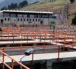 La planta de tratamientos de agua Manantiales de EPM, en predios de Copacabana y Bello, recibió trabajos de modernización para adaptarse al aumento poblacional y a las variantes climáticas. Foto: Julio César Herrera Echeverri