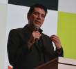 Mauricio Gaona reconoció haber enfrentado amenazas en su último evento de presentación de su libro. Foto: Manuel Saldarriaga Quintero.