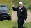 <span class=mln_uppercase_mln>El</span><b><span class=mln_uppercase_mln> Servicio Secreto añadió a su arsenal el Golf Force One, un carrito blindado negro que sigue al presidente de Estados Unidos, Donald Trump, mientras juega su deporte favorito. FOTO: Redes sociales y GETTY </span></b>