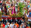 Varias iglesias de la ciudad tienen programada la procesión del Domingo de Ramos que ocasionará el cierre temporal de varias vías. FOTO: Jaime Pérez