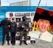 El CTI, el Gaula Militar y la Policía capturaron al teniente (r) Bladimir Londoño; en el recuadro, el cantante Luis Alfonso, “el Señorazo”. FOTOS: CORTESÍA Y EJÉRCITO.