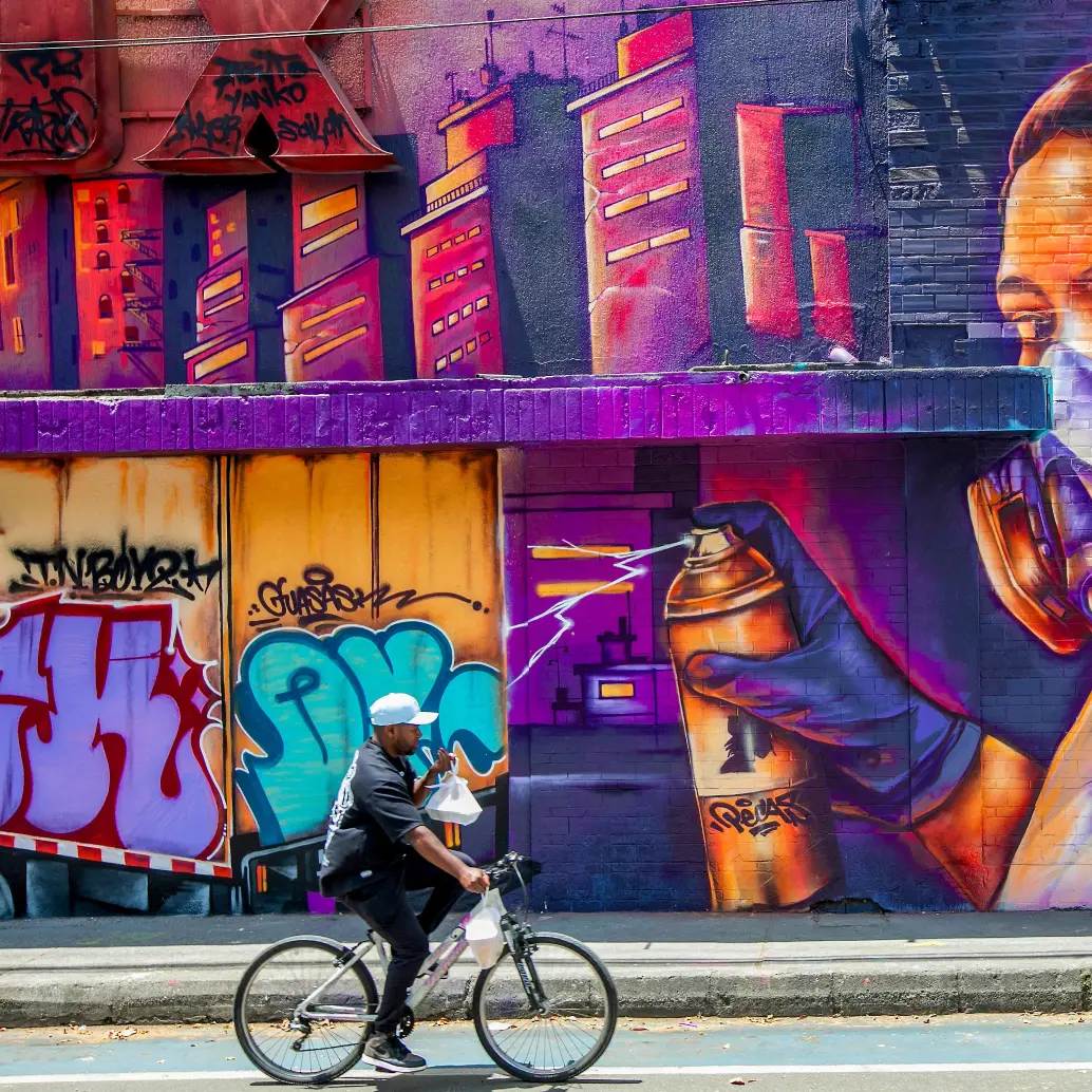 Universo Graffitti<i> </i>reúne el trabajo de catorce artistas urbanos de Medellín. FOTO:<span class="mln_uppercase_mln"> Esneyder Gutiérrez</span>