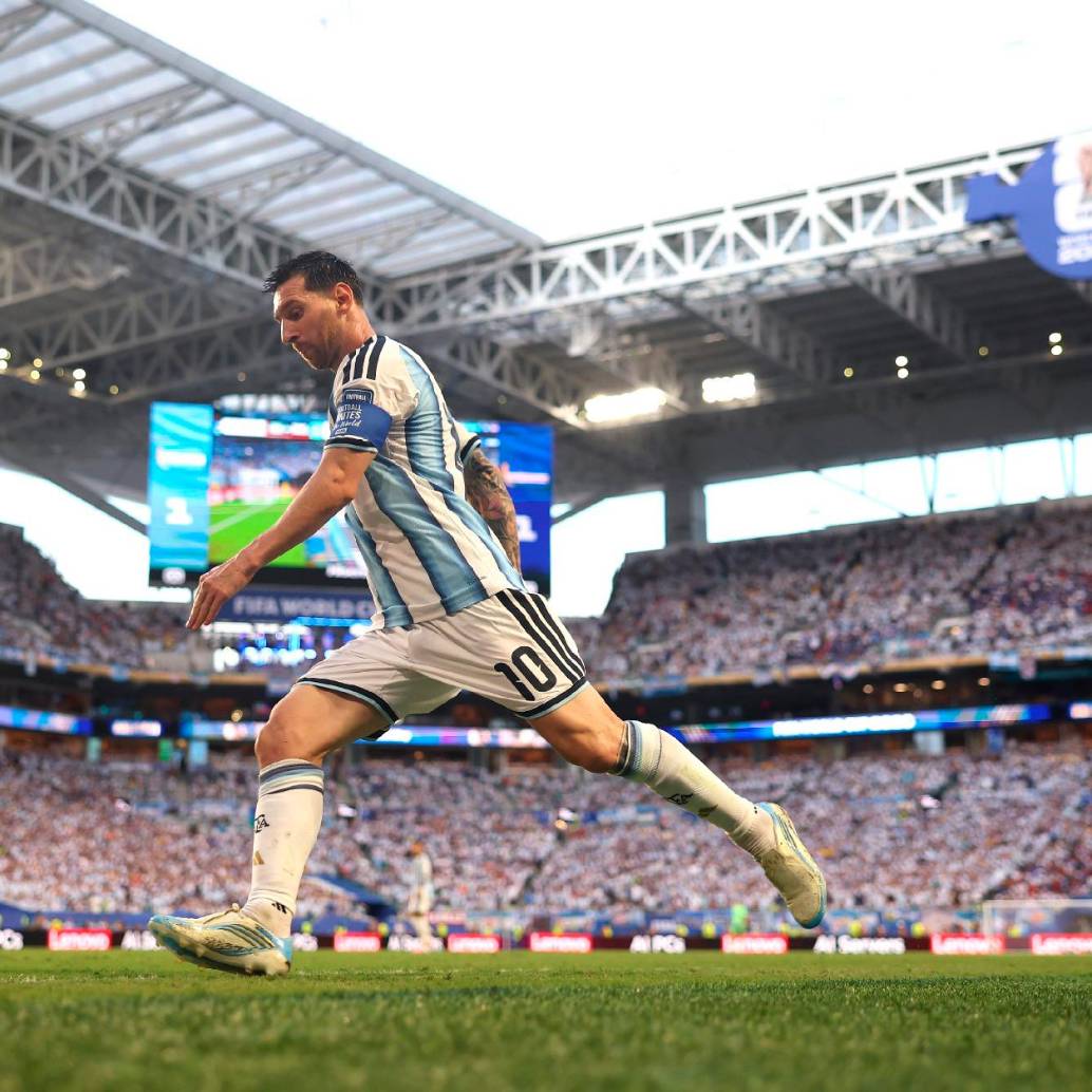 Messi suma ocho goles en el actual Mundial. FOTO: X-SELECCIÓN ARGENTINA