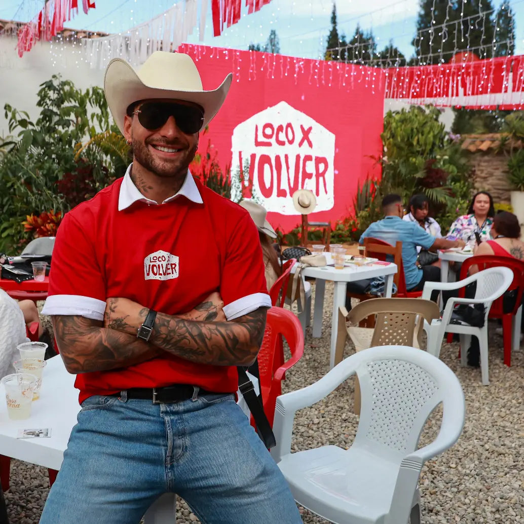 Maluma presentó su disco en Guarne ante la prensa y este jueves 14 de mayo lo hará ante su público en la Plaza Botero. Foto Manuel Saldarriaga