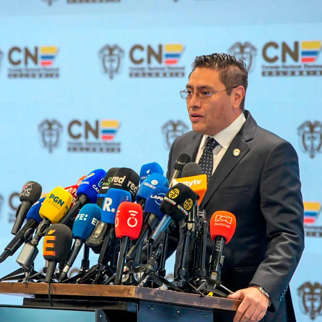 El presidente del CNE, Cristian Quiroz, aseguró que las elecciones presidenciales de 2026 han sido las más vigiladas de la historia del país. FOTO: Cortesía