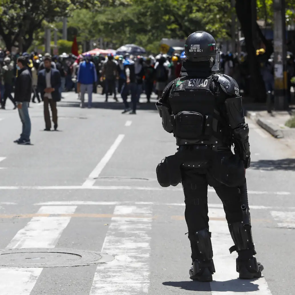 Descripción: Jornada de marchas en Medellin al tras cumplir dos meses desde que iniciaron las protestas a nivel nacional por las medidas de la reforma tributaria que imponia el gobierno Nacional.. Personajes: . Fecha de evento: 28/06/2021. Foto: Manuel Saldarriaga Quintero