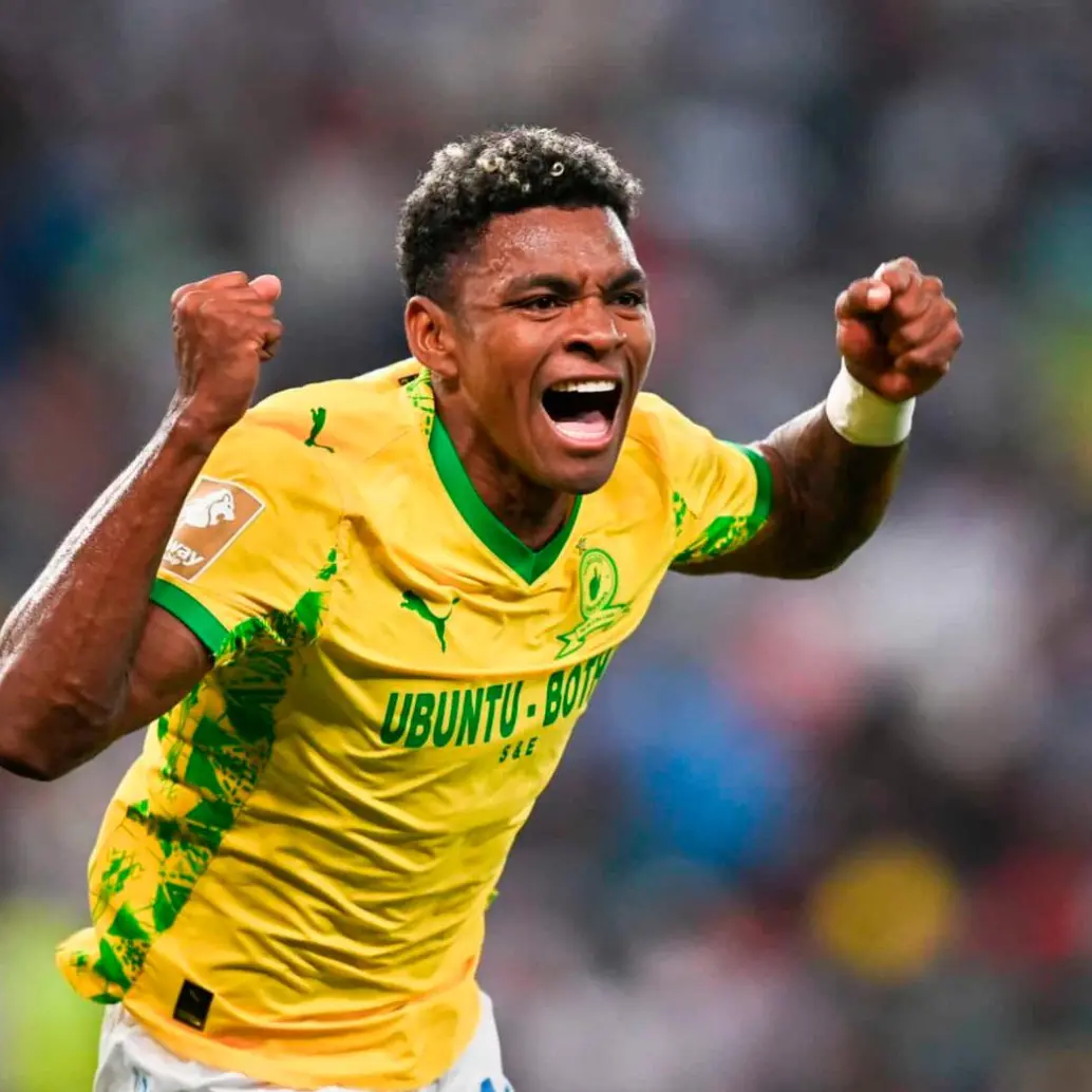 Brayan León es el goleador del Mamelo Sundowns del fútbol sudafricano. El nacido en Turbaco, Bolívar, ha marcado 15 goles en 24 partidos. El delantero llegó desde el DIM. <b>FOTO: </b>Masandawana