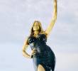 La estatua de Sofía Vergara es un homenaje a la carrera de la actriz en el extranjero. FOTO Alcaldía de Barranquilla