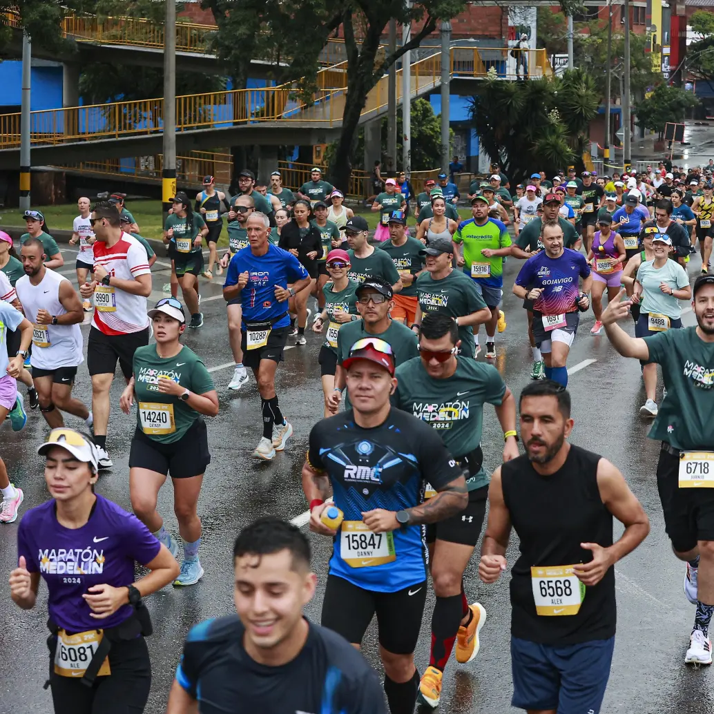 Imagen de referencia de una carrera atlética en Antioquia. Foto: Manuel Saldarriaga Quintero