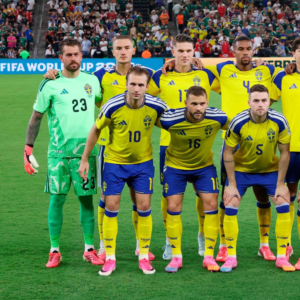 Suecia juega su décimotercera Copa Mundial de la FIFA en Norteamérica 2026. FOTO: <b>X svenskfotboll</b>