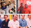NuBank, de Brasil, arriba a la izquierda. Rappi, la única colombiana, arriba a la derecha. Fundadores de MercadoLibre en el centro. <b>Fotos: Páginas web de cada empresa. </b>