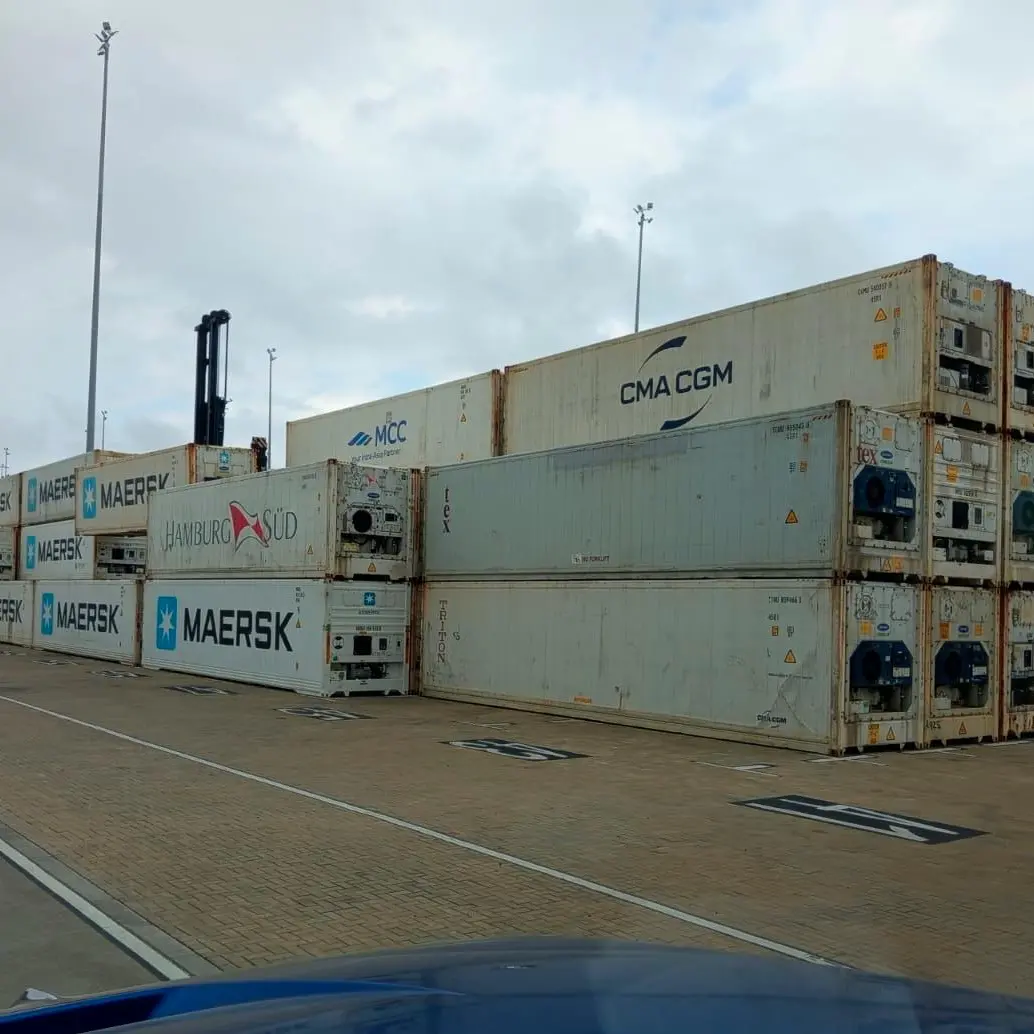 Essity participó en el primer embarque de carga seca de Puerto Antioquia, la semana pasada. FOTO cortesía Essity