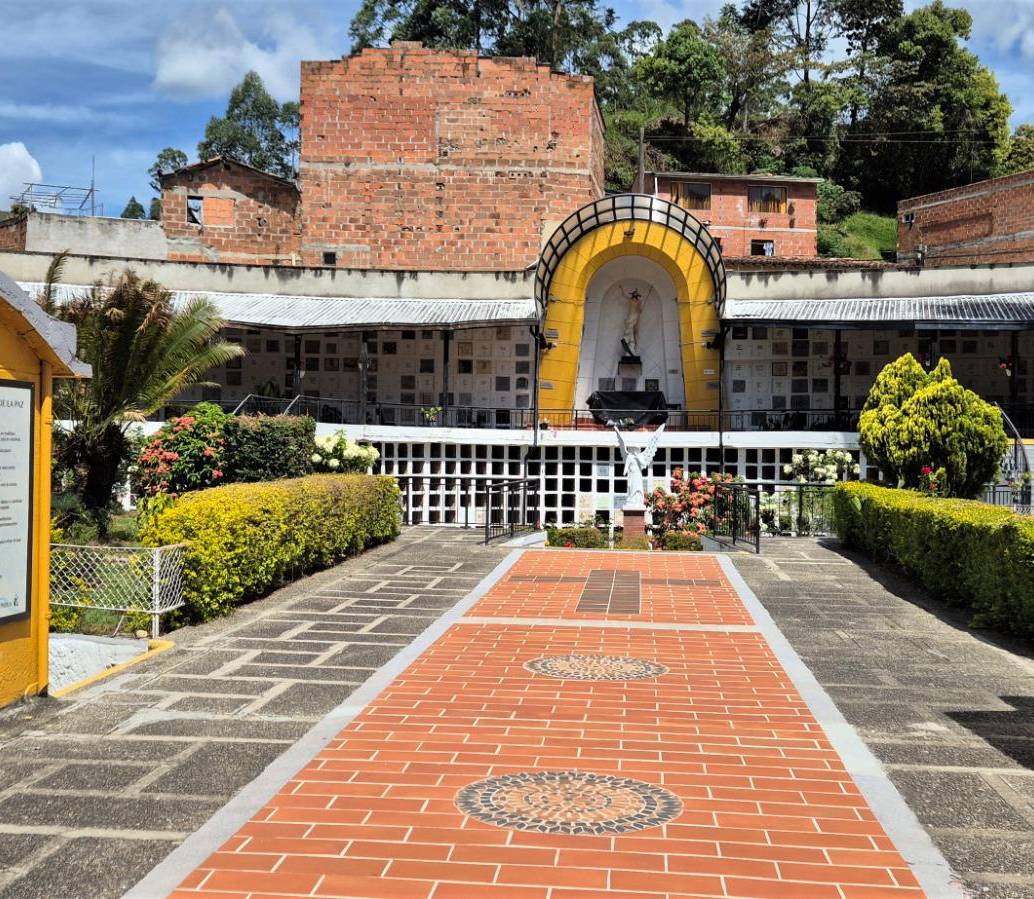 Cementerio del municipio de Barbosa, Antioquia. FOTO: UNIDAD DE BÚSQUEDA DE PERSONAS DADAS POR DESAPARECIDAS