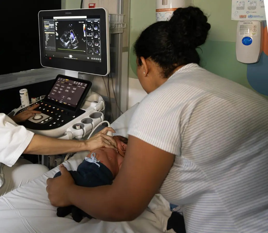 Esta tecnología permitirá diagnósticos oportunos de cardiopatías congénitas en niñas y niños. FOTO: CORTESÍA HOSPITAL GENERAL