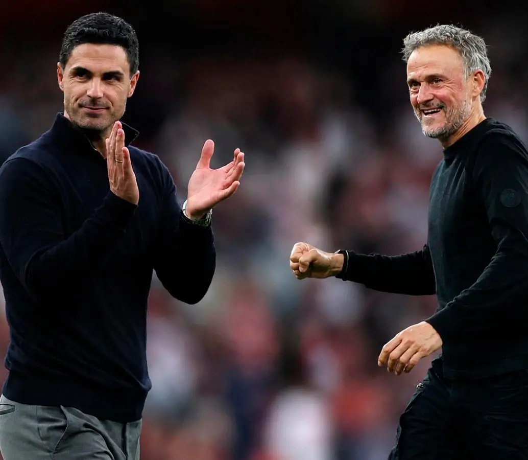 Luis Enrique ha ganado 20 títulos como entrenador profesional, mientras que Mikel Arteta se ha coronado en 3 ocasiones con el Arsenal. FOTO: <b>GETTY</b>