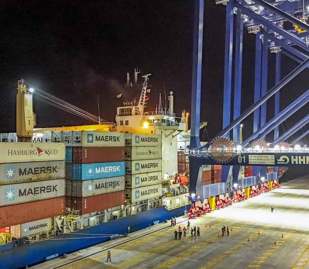 Puerto Antioquia será la salida natural del comercio exterior para Antioquia, el Eje Cafetero, Bogotá, Cundinamarca y Córdoba, lo que permitirá reducir los costos logísticos del país. Foto: Cortesía