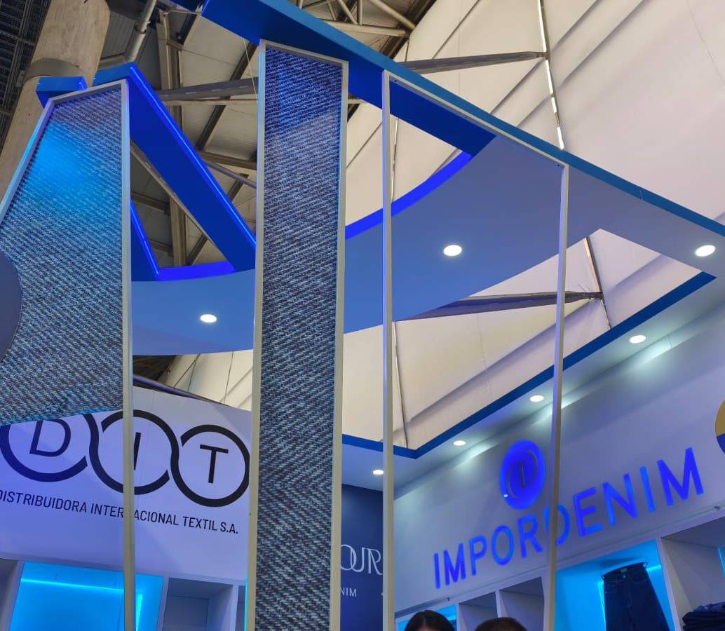 Impordenim, multinacional textilera de Ecuador, en Colombiatex 2026. FOTO: Miguel Alguero
