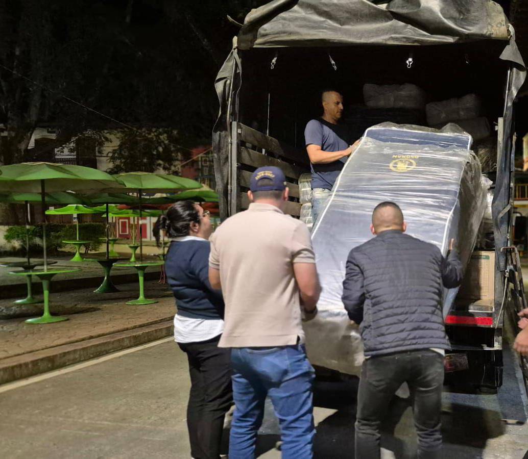 Las fuertes lluvias dejaron un saldo de tres personas fallecidas y tres heridas en el municipio de Pueblorrico. FOTO: Cortesía Dagran