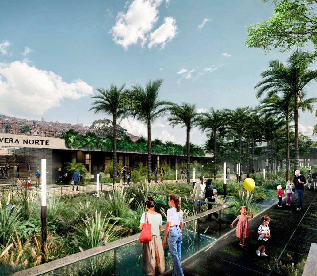 Render del Parque Primavera Norte. FOTO: ALCALDÍA DE MEDELLÍN