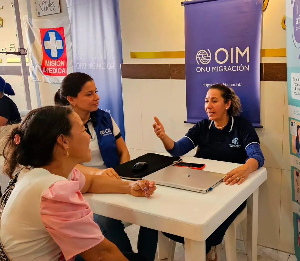 El proyecto Vincula ha beneficiado a más de 3.150 migrantes en Colombia con acceso a salud, vivienda e inclusión financiera. FOTO CORTESÍA