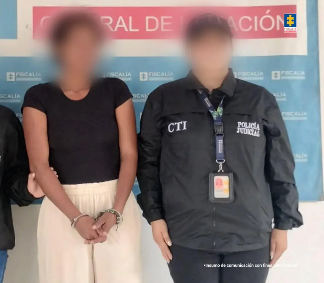 La mujer, que fue capturada el 27 de junio, no aceptó los cargos de tortura y homicidio agravados. Foto: cortesía de la Fiscalía.