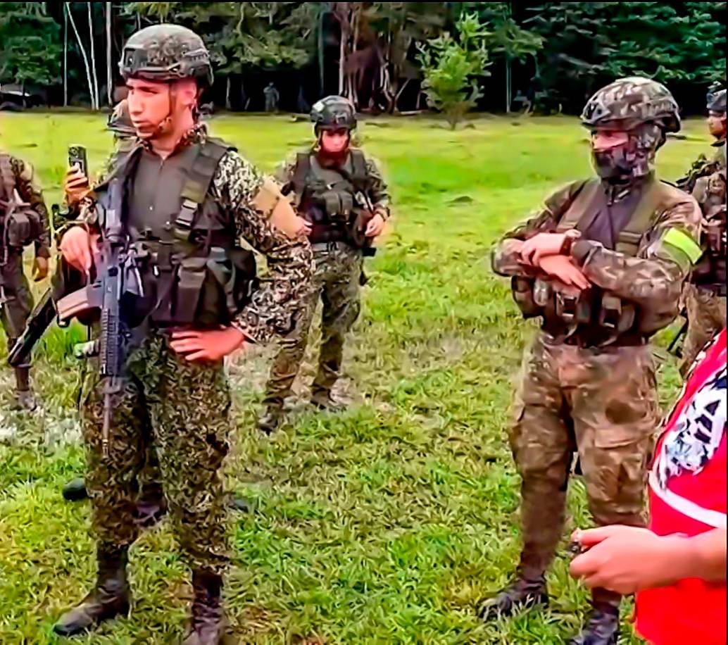 Los militares tratan de ser liberados con mediación de la Defensoría del Pueblo y la ONU. FOTO CAPTURA DE PANTALLA