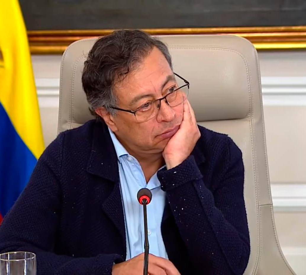 El presidente Gustavo Petro cuestionó la decisión de la Corte Constitucional de suspender la emergencia económica en Colombia. FOTO COLPRENSA