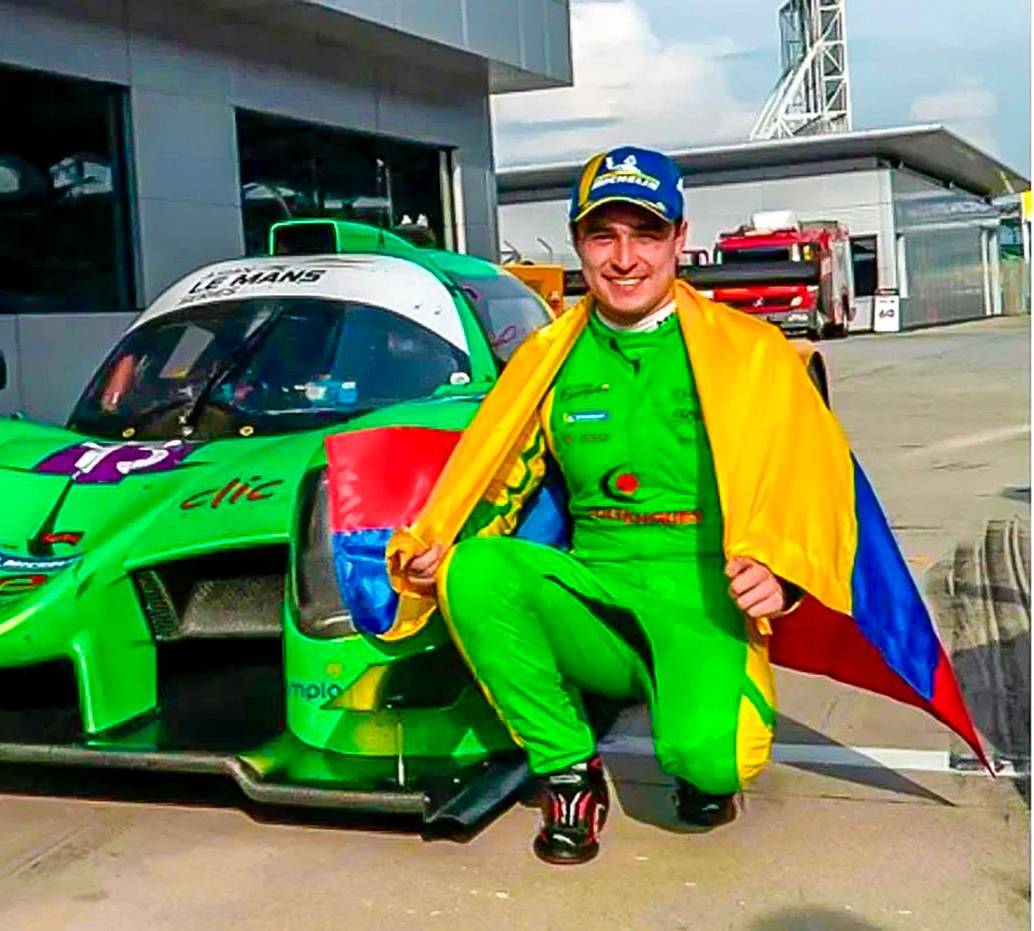 Cubides Olarte conduce el auto número 13 de Inter Europol Competition. FOTO: <b>CORTESÍA</b>