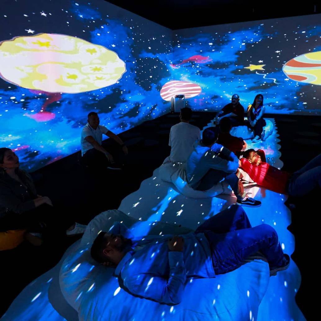 El centro de la experiencia es una sala de proyección 360°. FOTO: Manuel Saldarriaga
