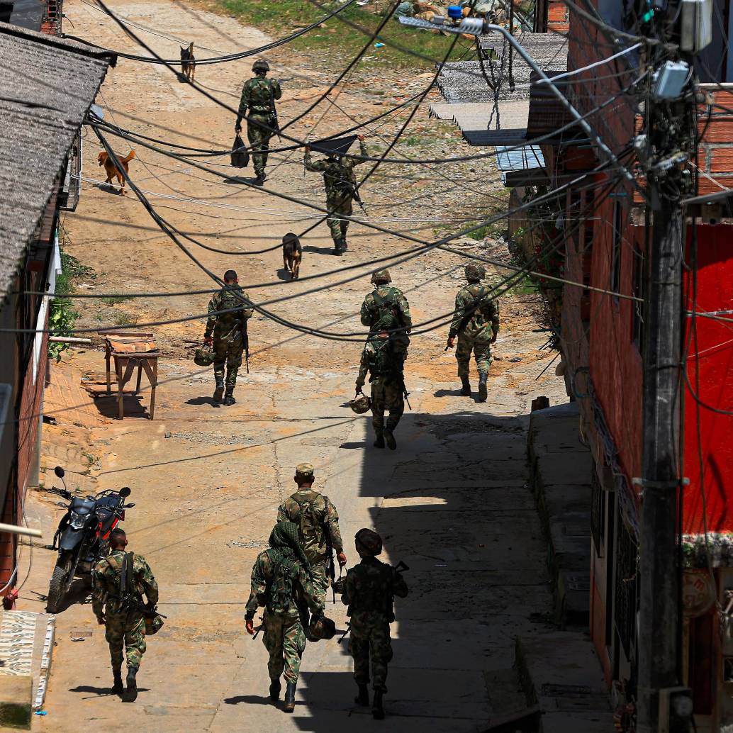 Debido a las recientes confrontaciones dentro de las disidencias de las Farc, las autoridades tomaron medidas restrictivas en Briceño. FOTO: MANUEL SALDARRIAGA