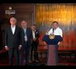 La alocución presidencial inició sobre las 07:30 de la noche para hablar sobre la crisis de la salud. FOTO CAPTURA DE VIDEO