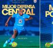 El defensa Willer Ditta y el arquero Kevin Mier, los dos colombianos exaltados en la gala de Balón de Oro de la Liga MX. FOTO TOMADA X@CruzAzul