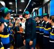 Roger Federer retorno al Arthur Ashe Stadium, escenario de su último Abierto de Estados Unidos en 2019, para disputar una exhibición junto a otras leyendas. FOTO INSTAGRAM FEDERER