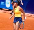 Camila Osorio espera mantener su buena racha contra la rusa Kamila Rajímova para seguir avanzando en el WTA 250 de Rabat, en Marruecos. FOTO: Cortesía Colsanitas