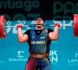 Rafael Cerro en el total obtuvo la plata con 410 kg en la división +110 kg masculina. Foto: GETTY