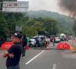 El bloqueo durante casi doce horas buscaba que Pacífico 2 escuchara a los comerciantes del pueblo. FOTO: IMAGEN TOMADA DE VIDEO
