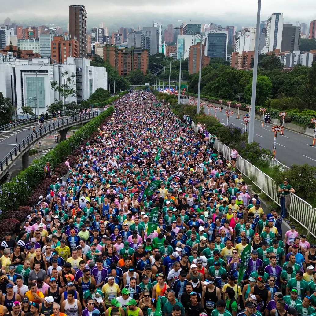 La organización destacó que el incremento en la participación respecto a años anteriores es un reflejo del creciente interés de los ciudadanos por el bienestar físico y el estilo de vida activo. Foto: Manuel Saldarriaga Quintero.
