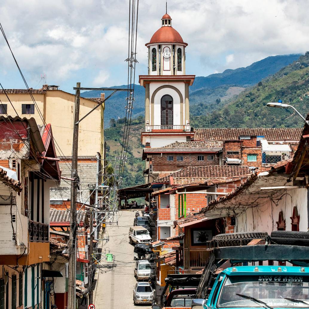 Las comunidades de Támesis, en el Suroeste antioqueño, están atemorizadas por las recientes confrontaciones que vinculan al Clan del Golfo. FOTO: JAIME PÉREZ