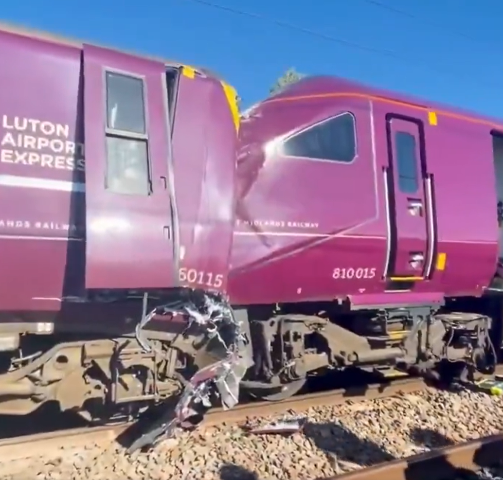 El accidente ferroviario dejó un fallecido y un total de 89 personas heridas, según autoridades. FOTO: Tomado de X: @triffic_stuff_