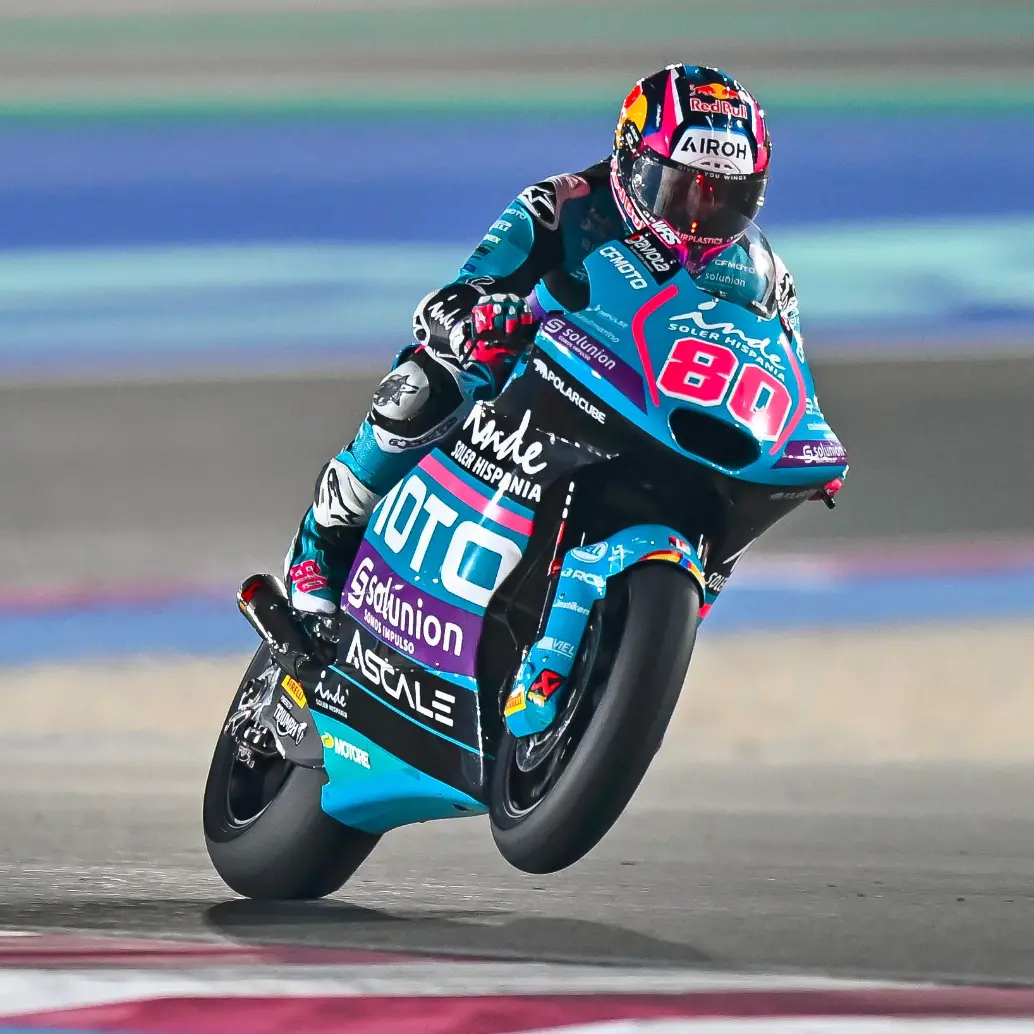 Las ganas de estar siempre adelante le han costado algunas caídas esta temporada a David Alonso, las cuales le dejan enseñanzas. <span class="mln_uppercase_mln">FOTO</span> <b><span class="mln_uppercase_mln">GETTY</span></b> 