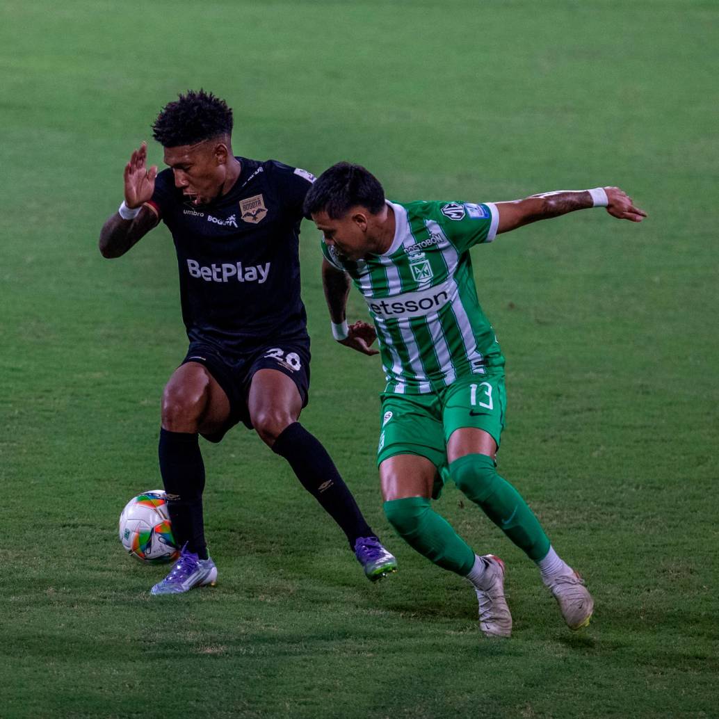El encuentro entre Internacional de Bogotá y Atlético Nacional ha sido uno de los más interesantes del torneo local. Foto: Manuel Saldarriaga