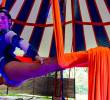 Los artistas paisas del circo ofrecerán este puente festivos eventos gratuitos en diferentes sitios de la ciudad. Foto: Julio Herrera.