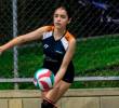 Mariana Castaño es una de las jóvenes promesas del voleibol antioqueño. Foto: Camilo Suárez.