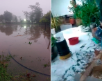 Lluvias, inundaciones y granizo son el panorama de los municipios de Tocancipá y Gachancipá de Cundinamarca. FOTOS CORTESÍA BOMBEROS DE CUNDINAMARCA