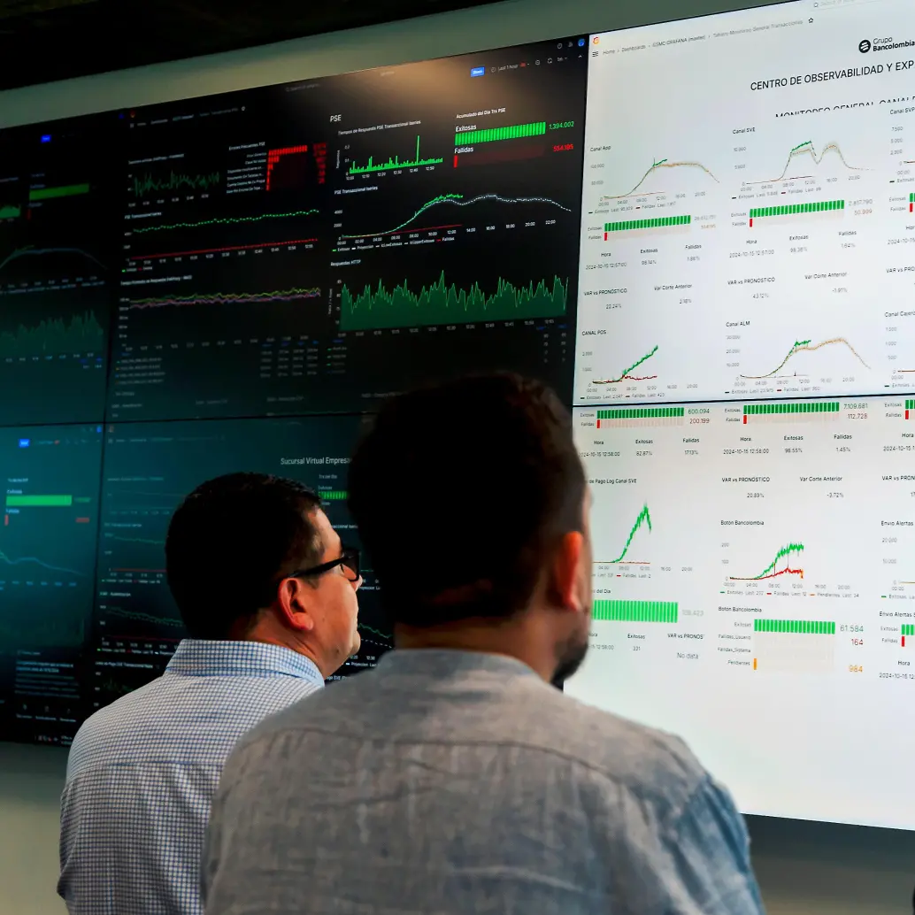 Centro de datos de Bancolombia en Medellín. FOTO CAMILO SUÁREZ. 