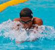 Stefanía Gómez Hurtado, a sus 21 años, es una de las grandes realidades de la natación de Colombia. Ya estuvo en París y ahora le apunta a Los Ángeles, Estados Unidos, en 2028. <span class=mln_uppercase_mln>FOTO</span><b><span class=mln_uppercase_mln> manuel saldarriaga </span></b>