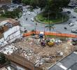 imagen de referencia de predios demolidos para avance de obras del Metro de La 80. Foto: Manuel Saldarriaga Quintero.
