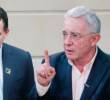 Honorio Henríquez (izq.) será el nuevo presidente del Senado. Su candidatura fue respaldada por el expresidente Álvaro Uribe, pese a que no era el favorito del gobierno entrante. Foto: Colprensa y Juan Antonno Sánchez