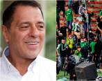 Tulio Gómez propuso que en los estadios exista un sistema de cámaras para detectar a los violentos, pero esto no es nuevo, ya que hacía parte del proyecto de carnetización de hinchas de la Dimayor que no se cumplió. FOTOS: COLPRENSA EL PAÍS Y JAIME PÉREZ