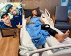 Esteban Duque, quien es reconocido como el doble de Nicky Jam, está a la espera de una cirugía en la Clínica Las Américas del Sur. FOTOS: CORTESÍA